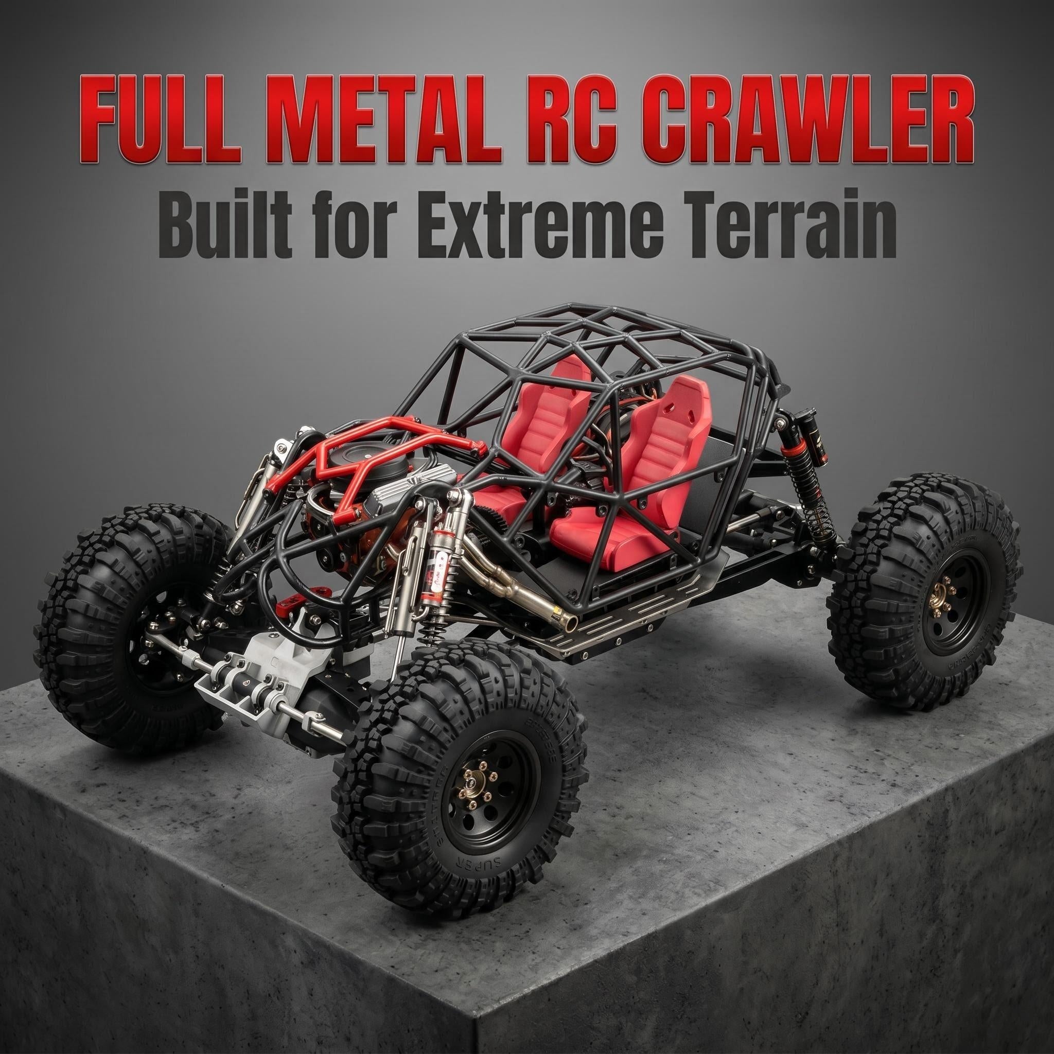 ROCK BUGGY Truck custom titanium alloy metal cage