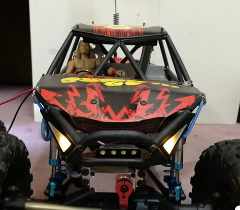 axis RR10 climbing car headlight 3D printing 90053 90048 climbing car sharp headlight, can be used with light control switch