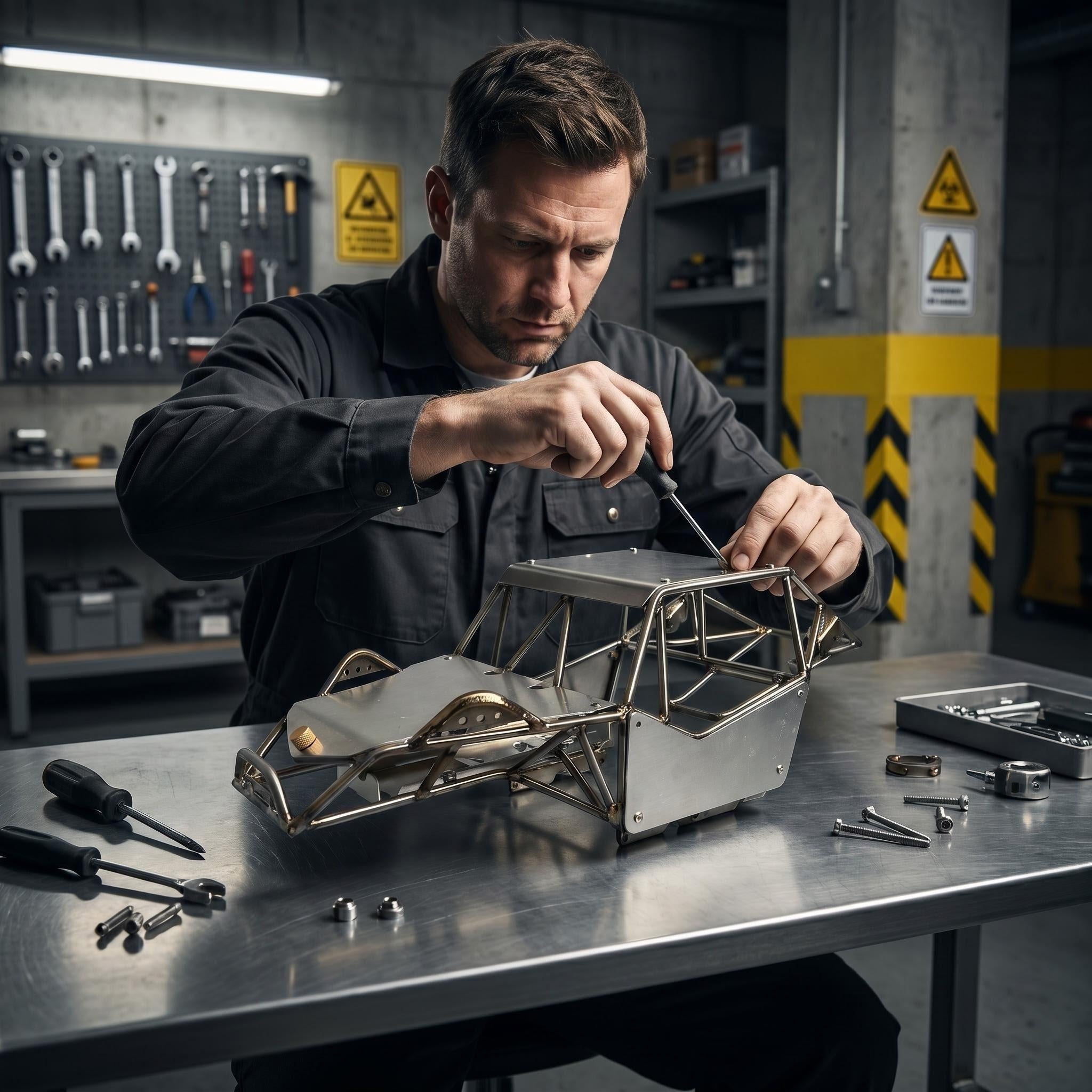 1/8 AXP8 Gilamon Titanium Cage Climbing Car