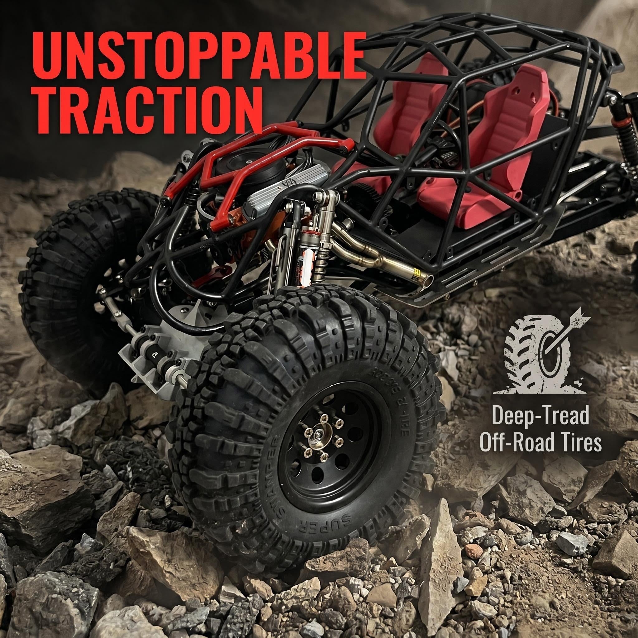 ROCK BUGGY Truck custom titanium alloy metal cage