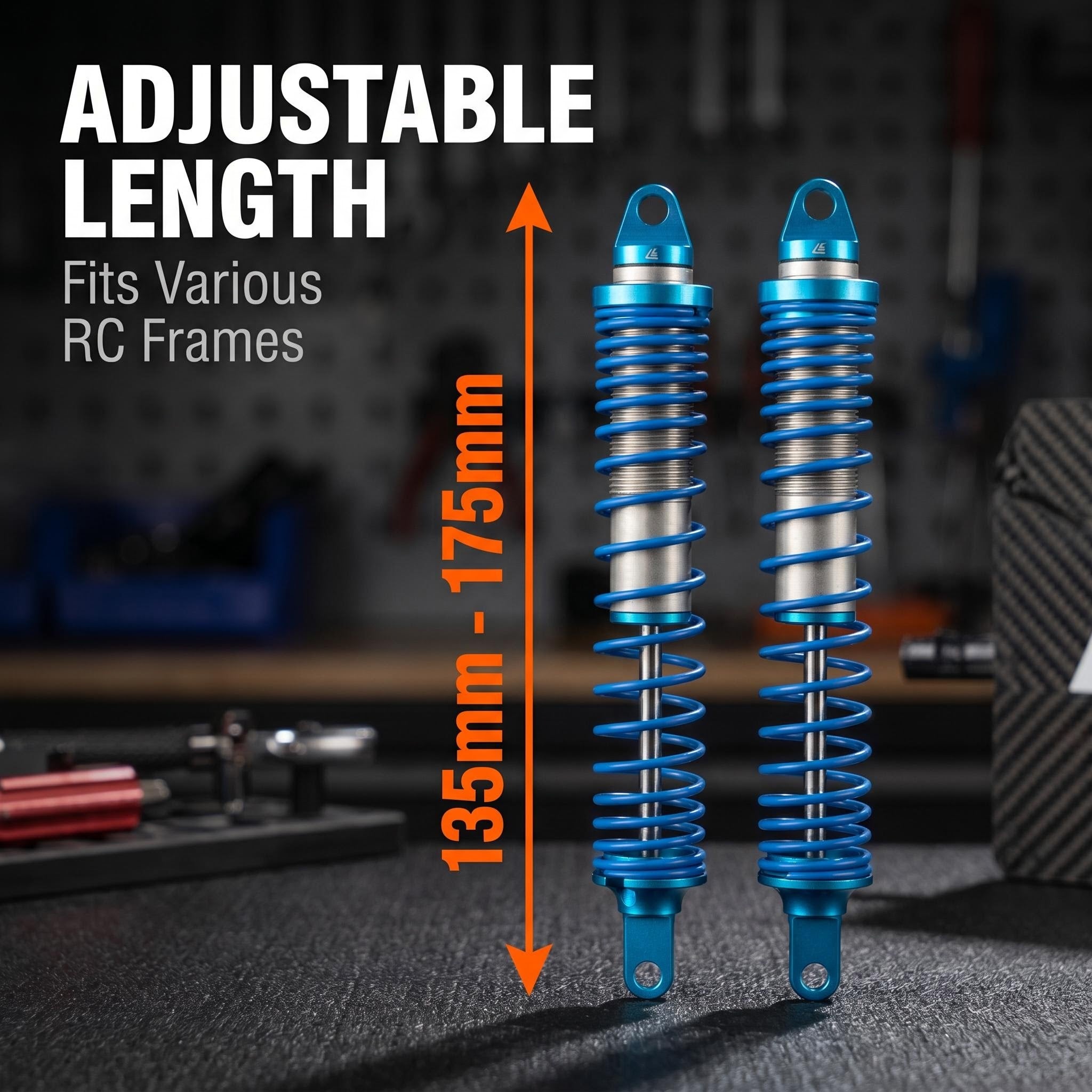 1/7UDR  135mm，140mm, 145,mm metal hydraulic shock absorber