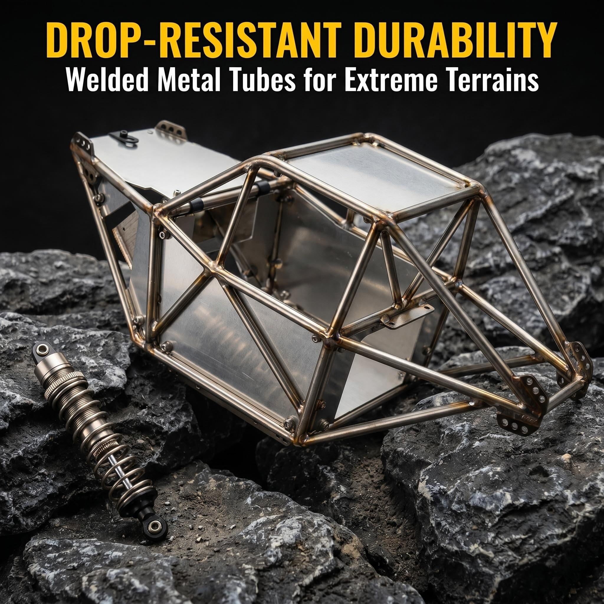1/10 Scx10/capra Rock Rover Titanium Alloy Cage