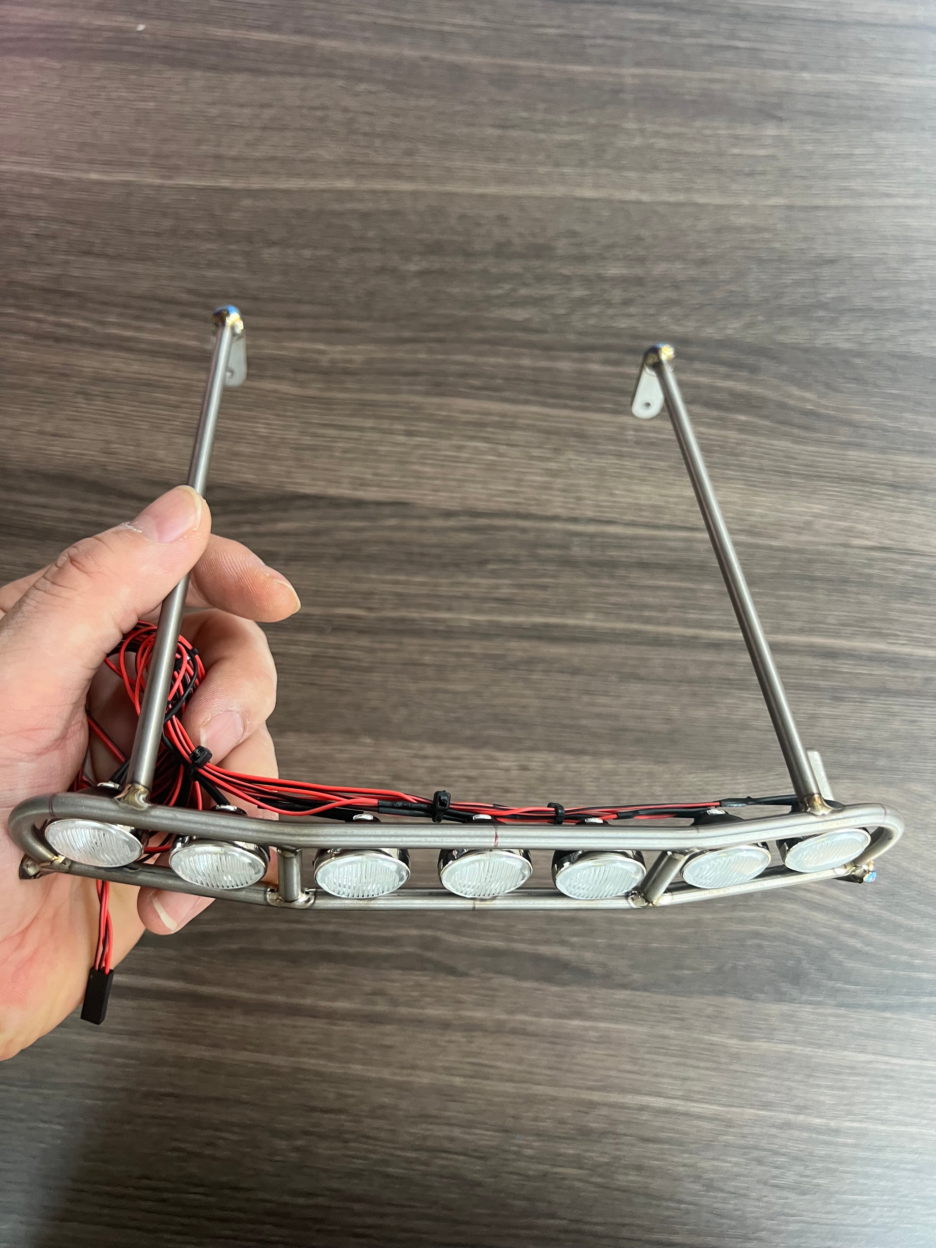 Titanium alloy 1/7 UDR ceiling light bracket (matching original cage)