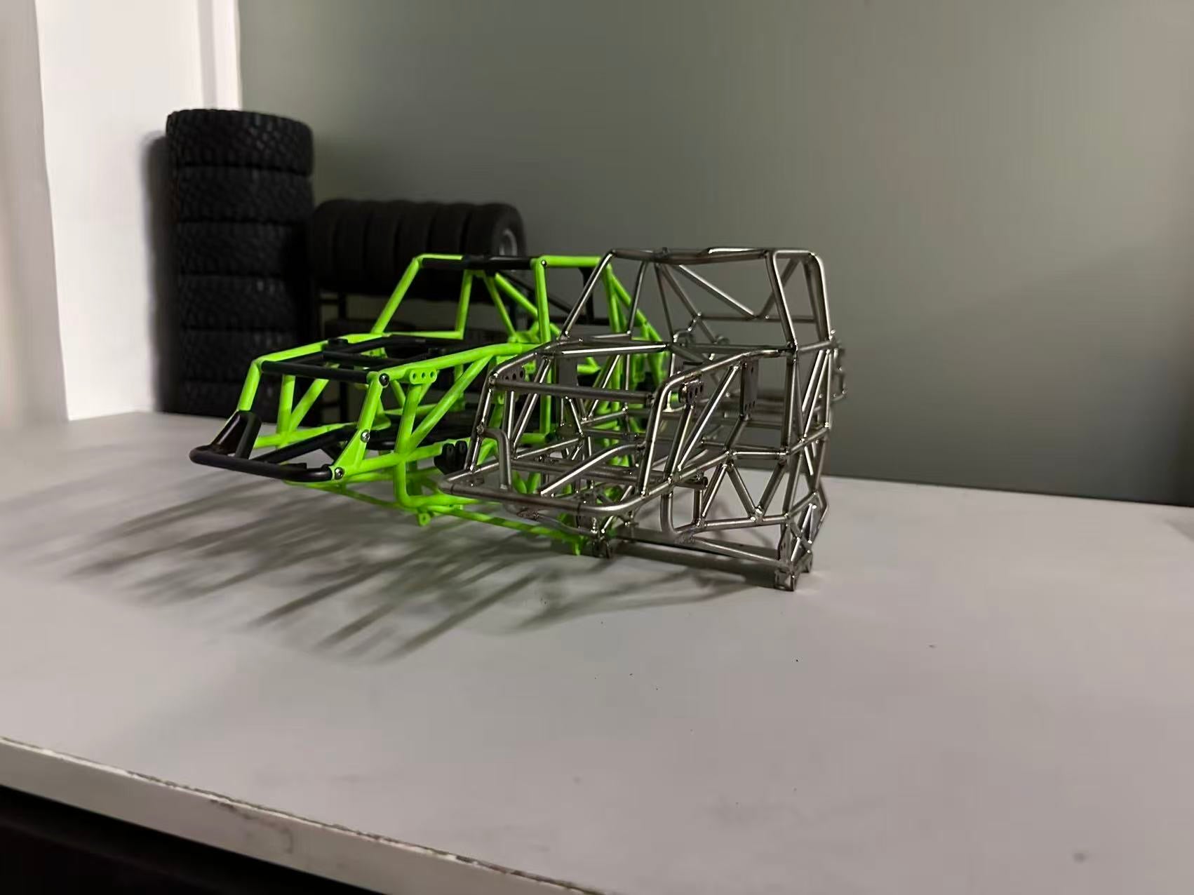 Custom SMT10 MAX-D AX90055 90057 Monster Foot Titanium Alloy Metal Cage