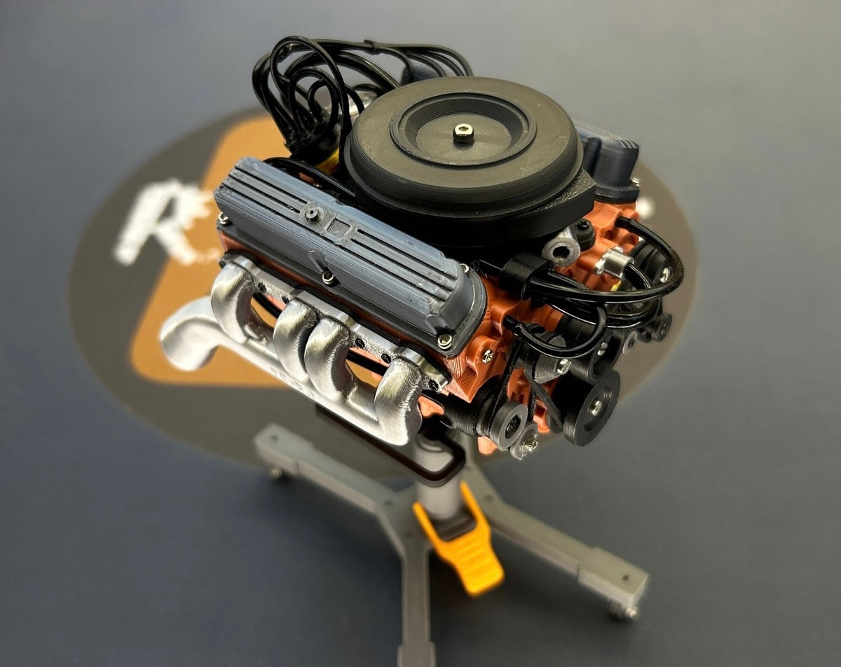 1/10 handmade simulation engine model
