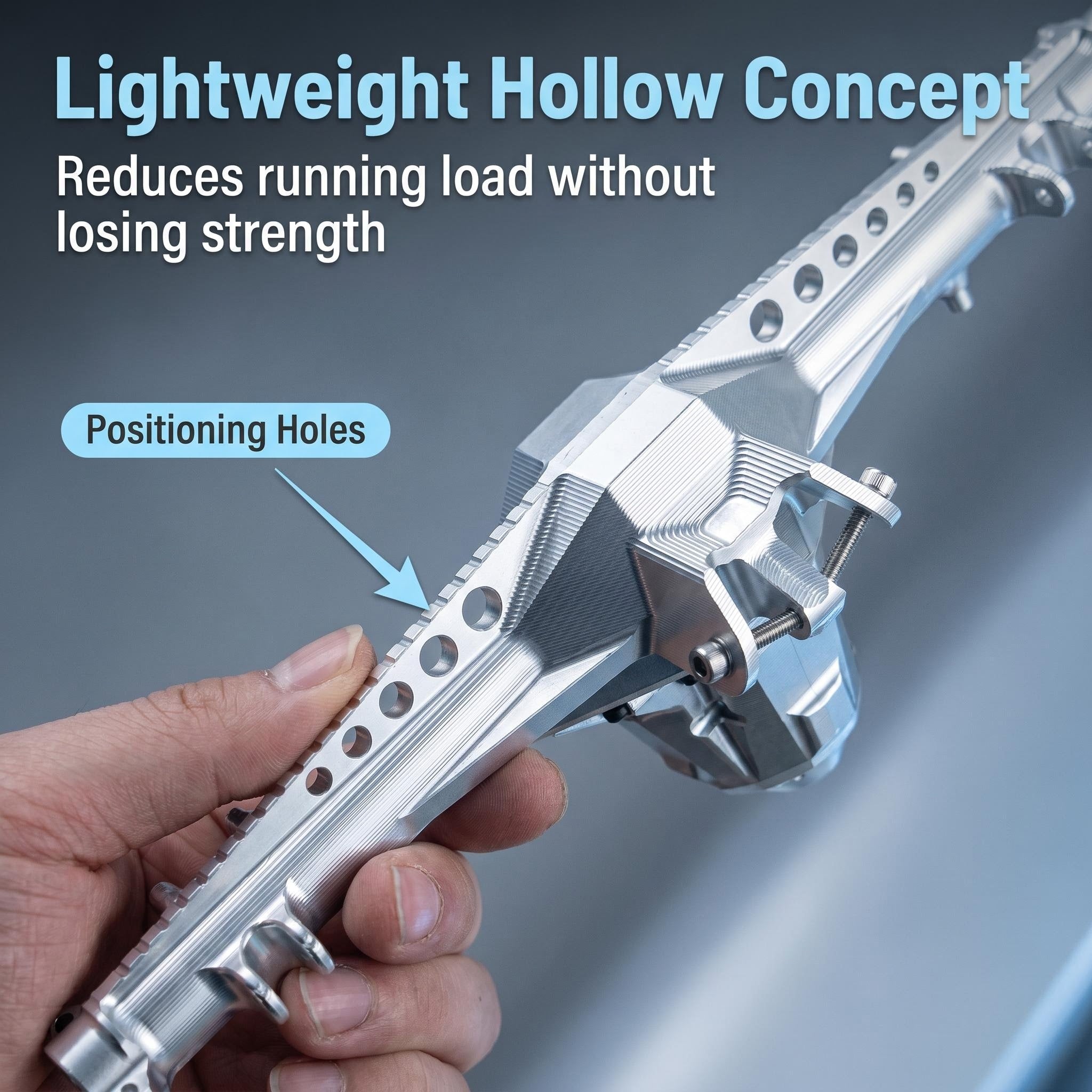 1/7 udr aluminum alloy axle Very good texture