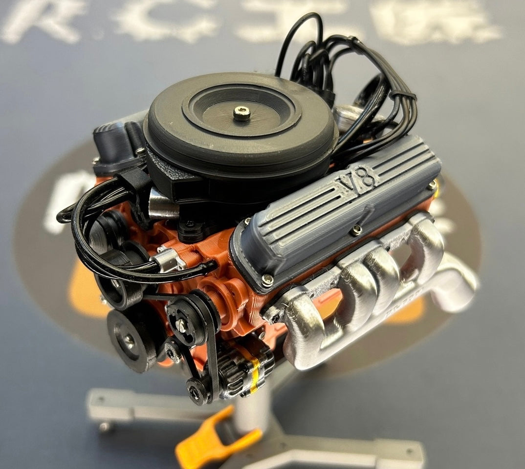 1/10 handmade simulation engine model