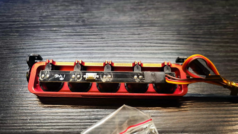 RC model car aluminum alloy shell roof light