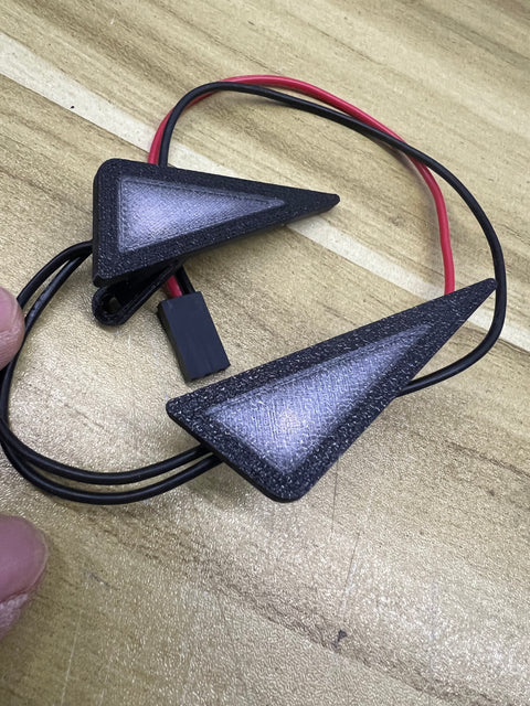 axis RR10 climbing car headlight 3D printing 90053 90048 climbing car sharp headlight, can be used with light control switch