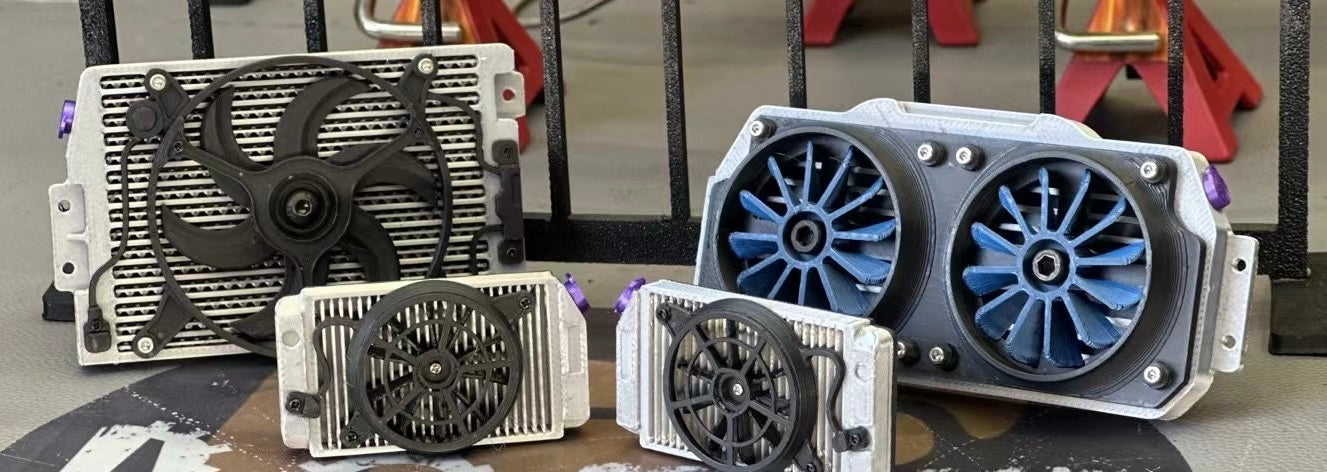 Handmade climbing car radiator