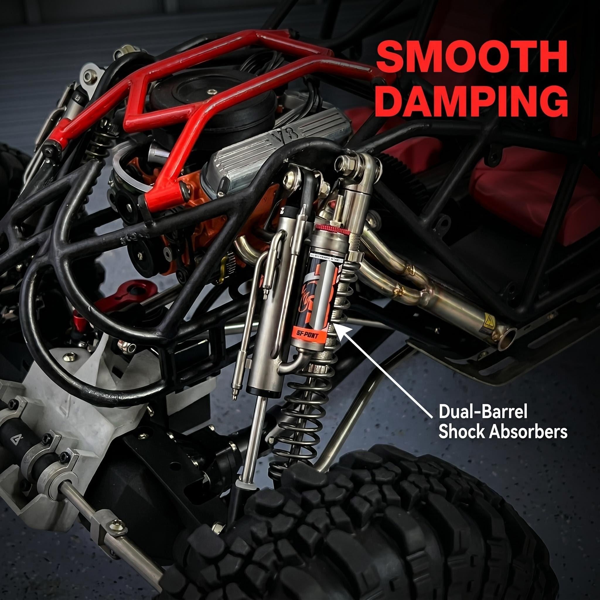 ROCK BUGGY Truck custom titanium alloy metal cage