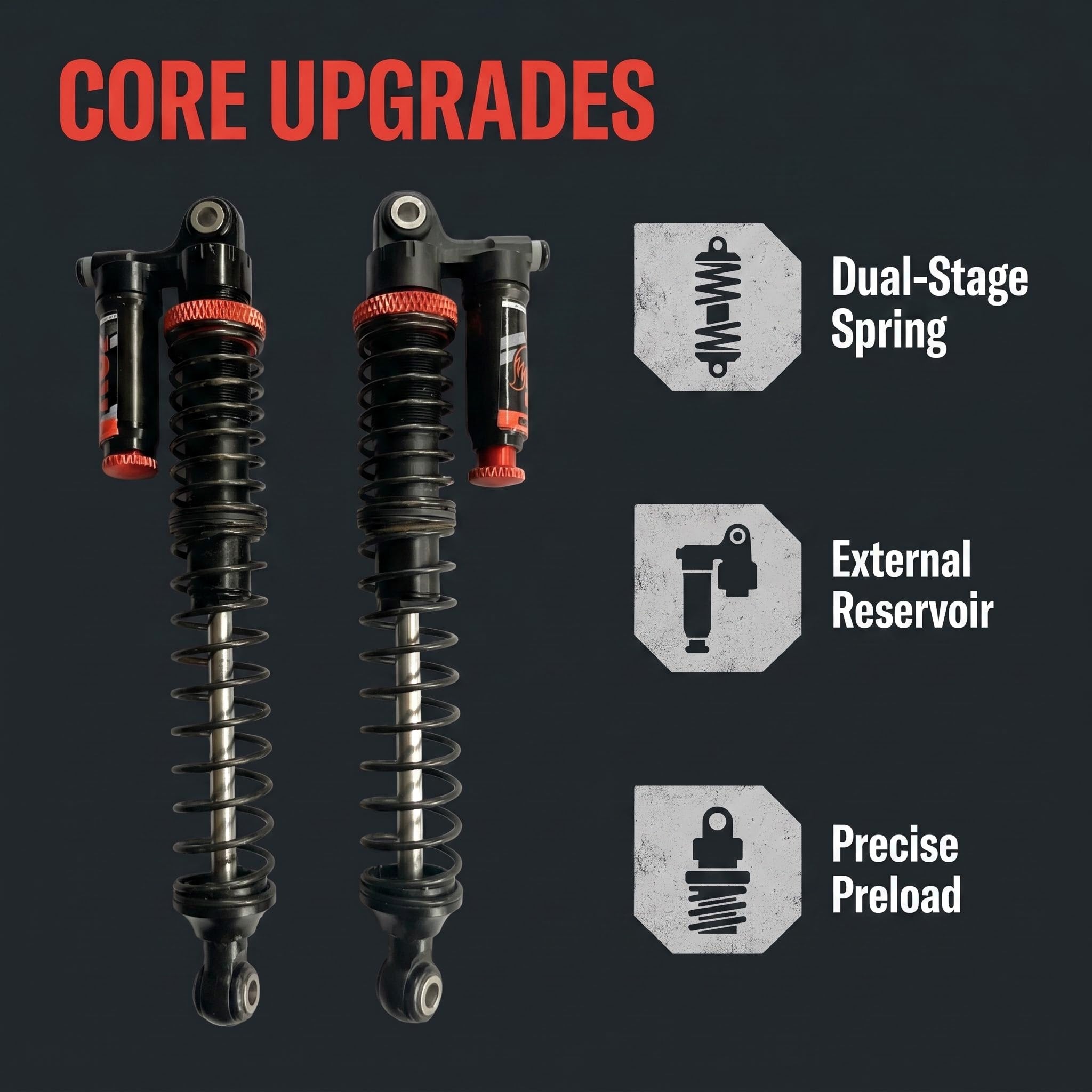 1/10 RC climbing car SCX10 TRX4 TRX6 true negative pressure shock absorber full metal adjustable shock absorber