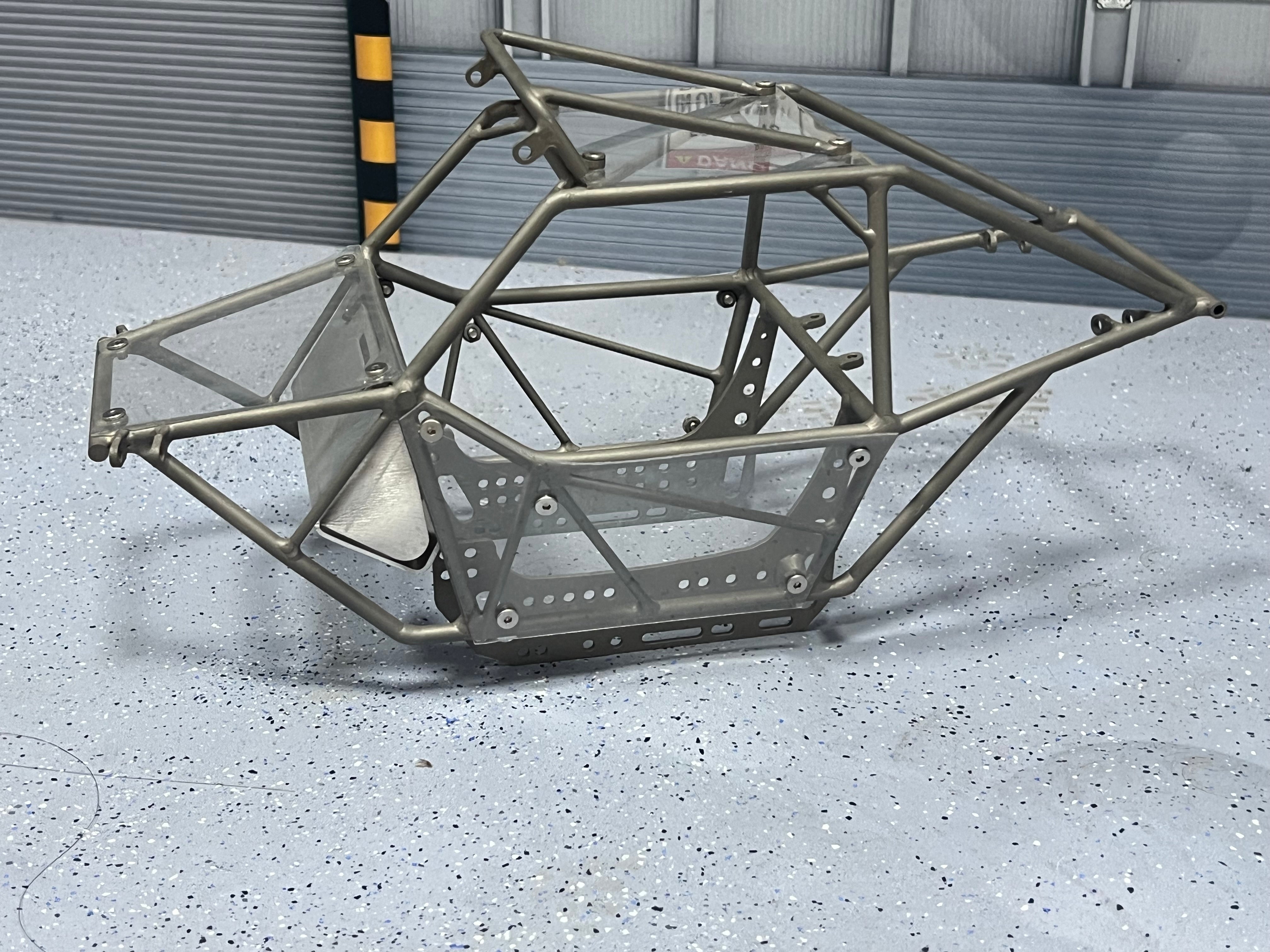 1/10 Scx10/capra Rock Rover Titanium Alloy Cage