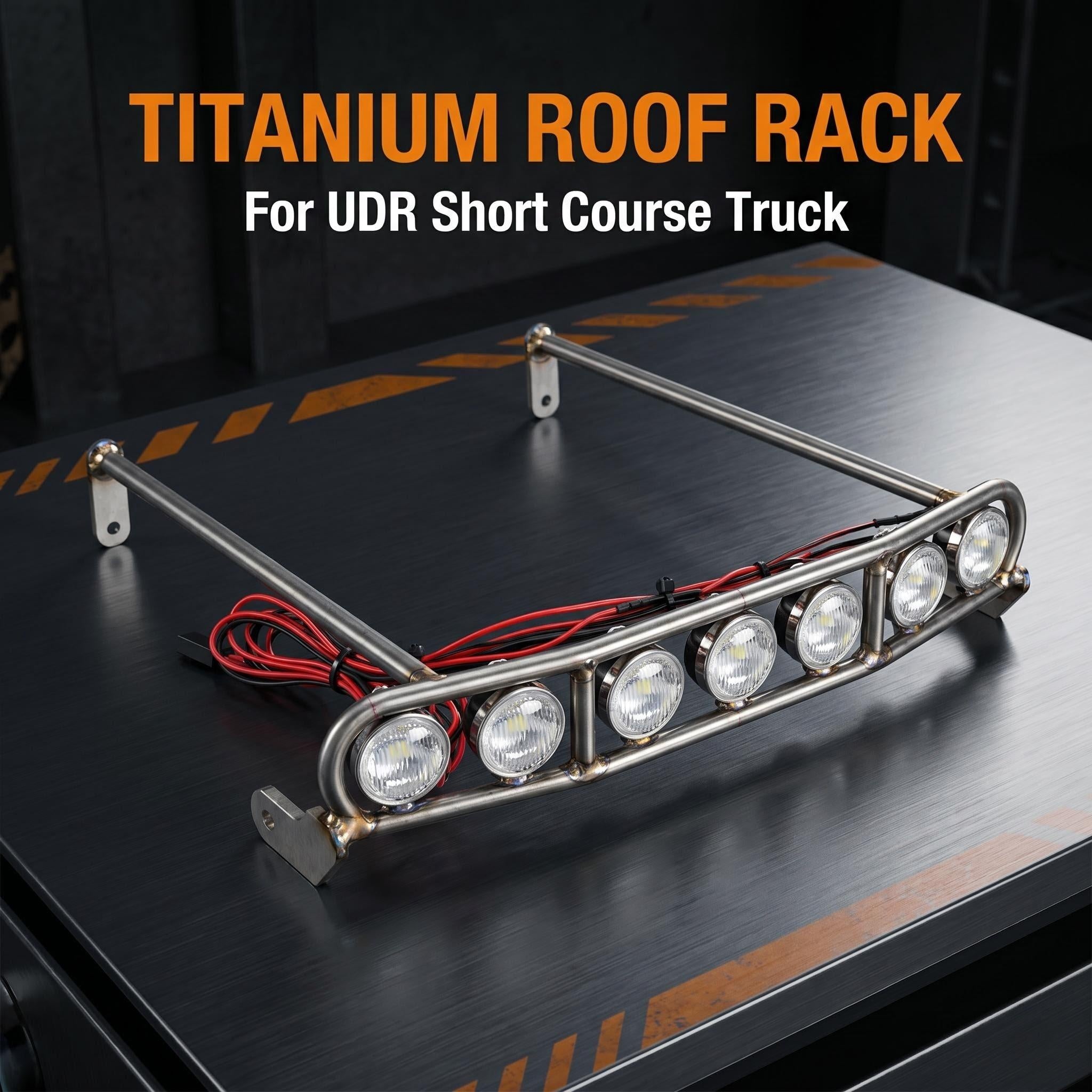 Titanium alloy 1/7 UDR ceiling light bracket (matching original cage)
