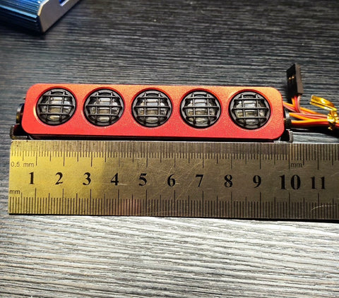RC model car aluminum alloy shell roof light