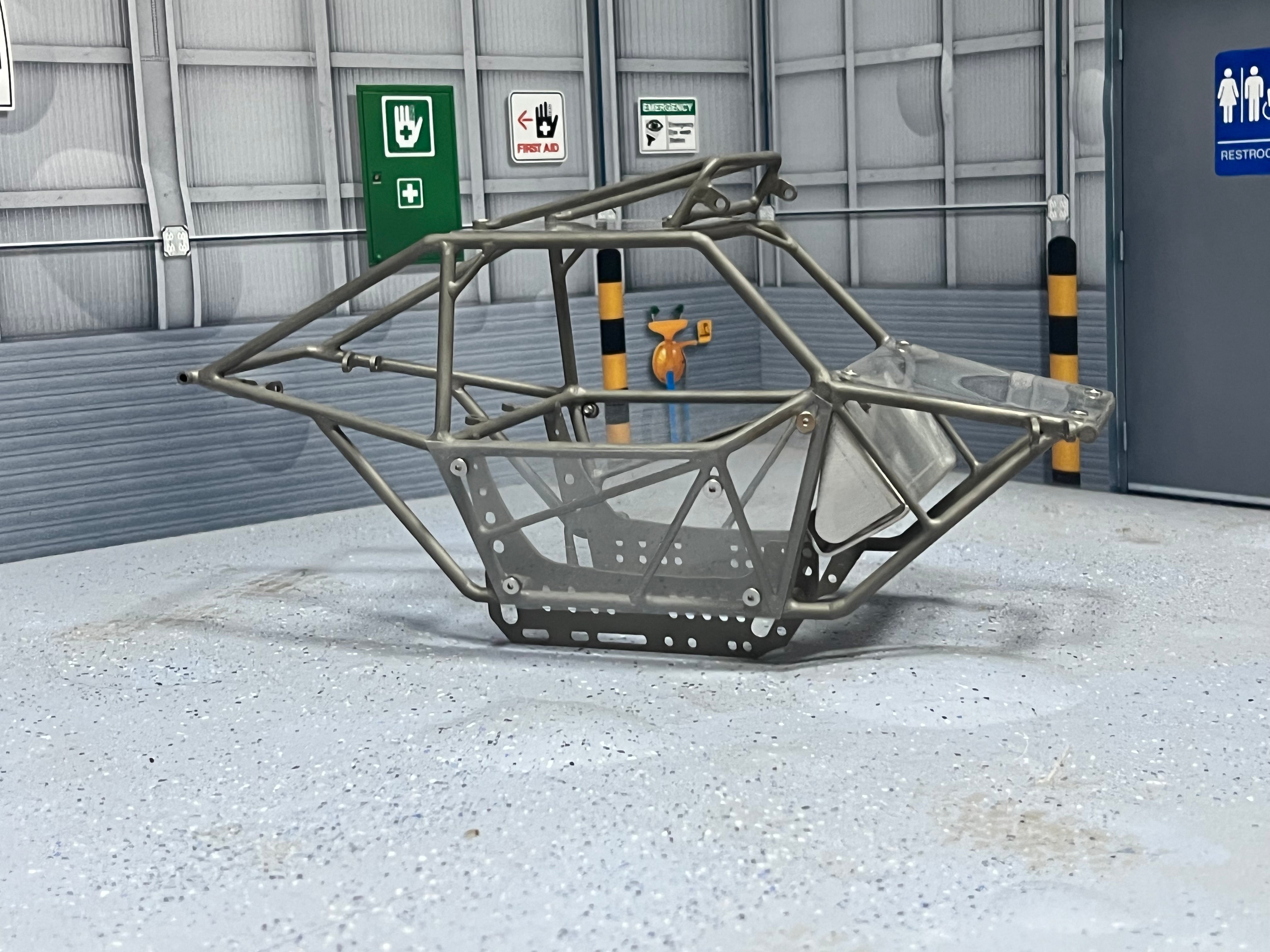 1/10 Scx10/capra Rock Rover Titanium Alloy Cage