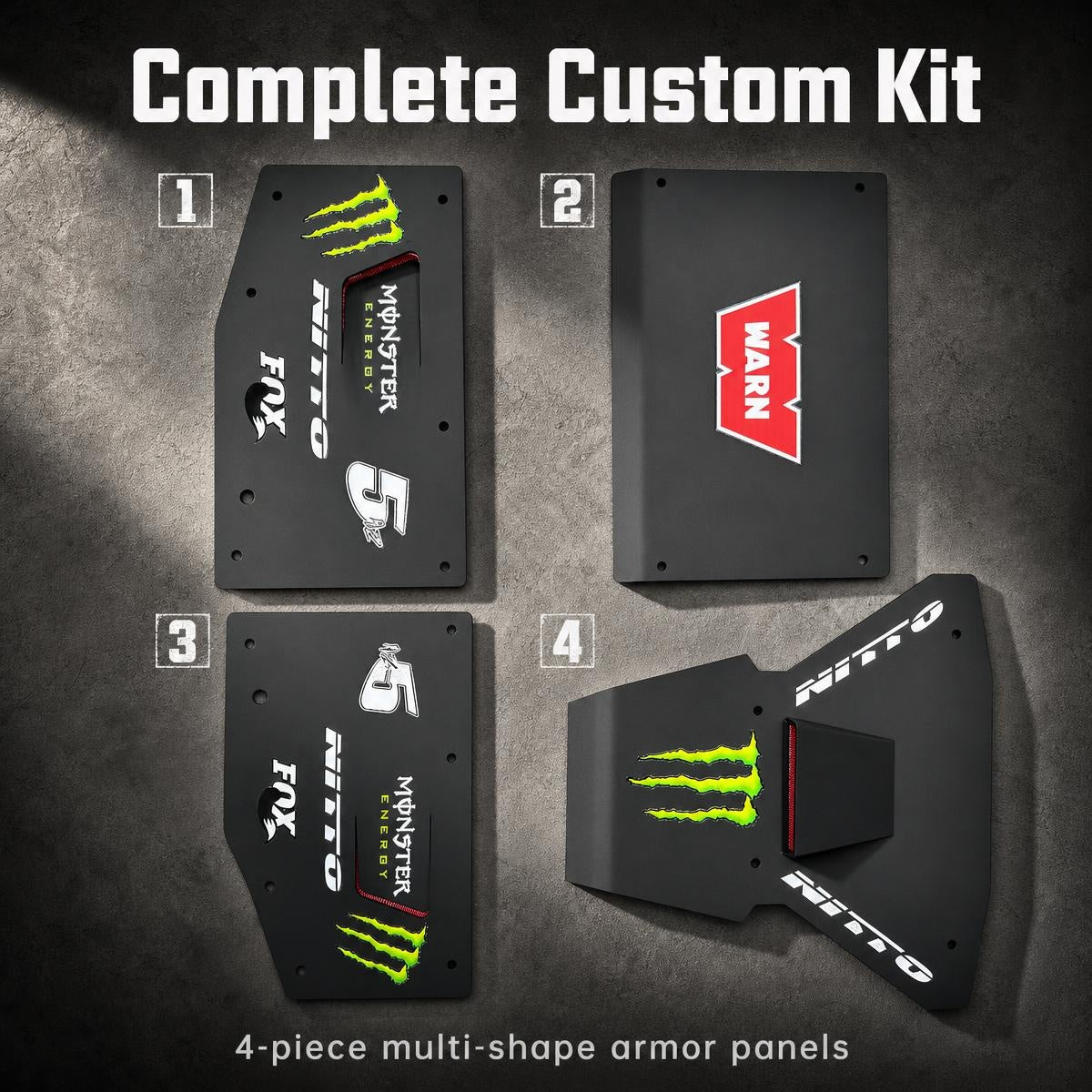 1/7 UDR Truck Custom Armor Plates