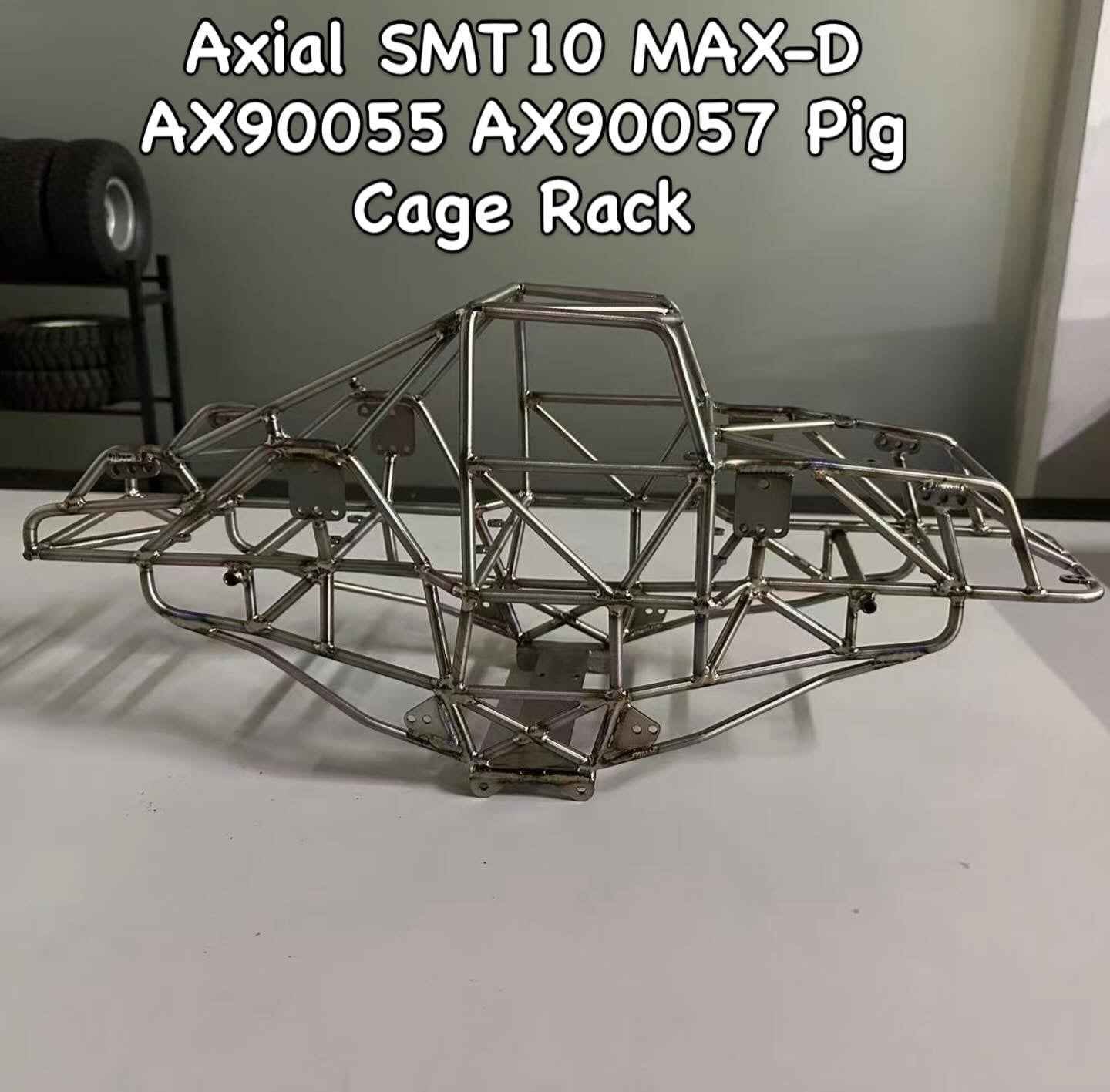 Custom SMT10 MAX-D AX90055 90057 Monster Foot Titanium Alloy Metal Cage