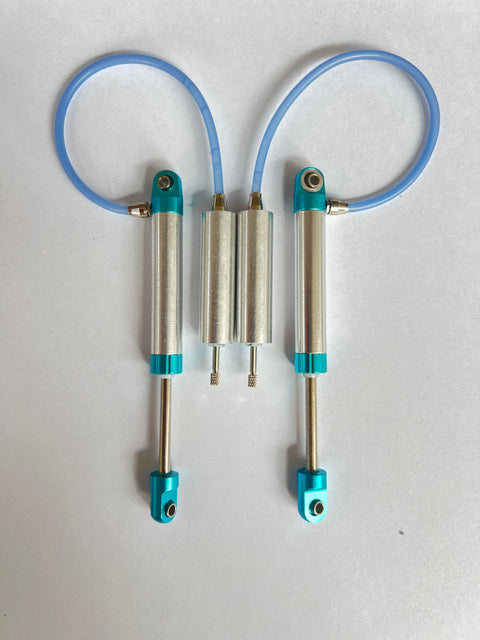 Negative pressure hydraulic shock absorber