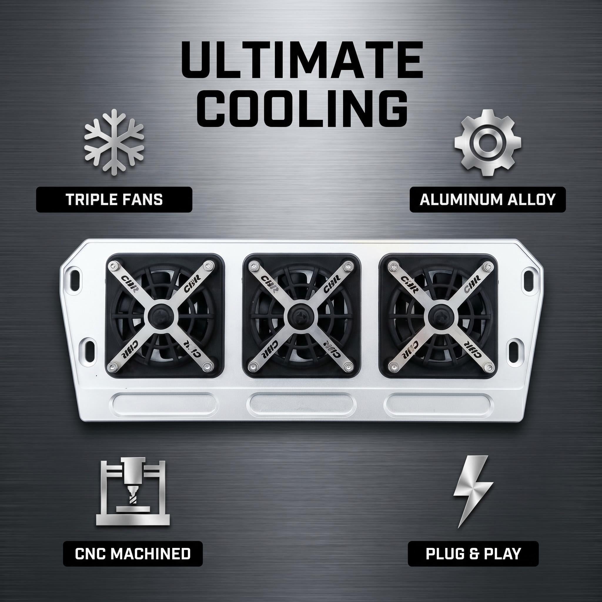 1/7 UDR Aluminum Alloy Rear Heatsink Upgrade Part