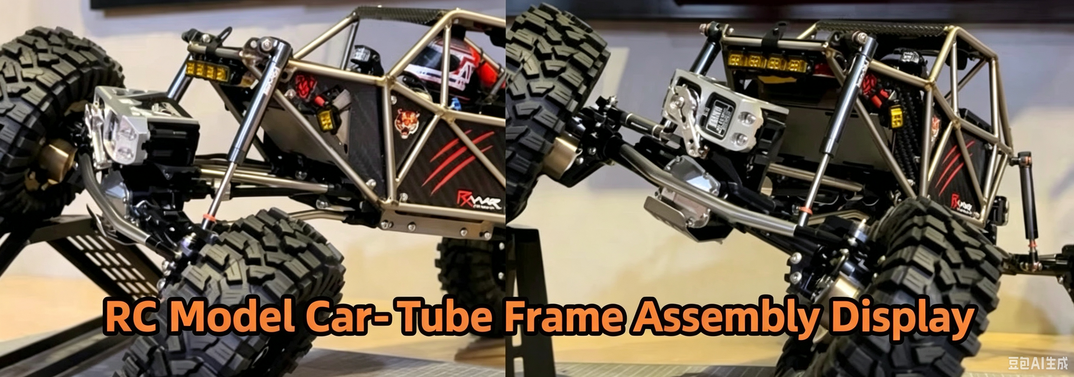 Lunar rover single-tube shock absorber 4pcs