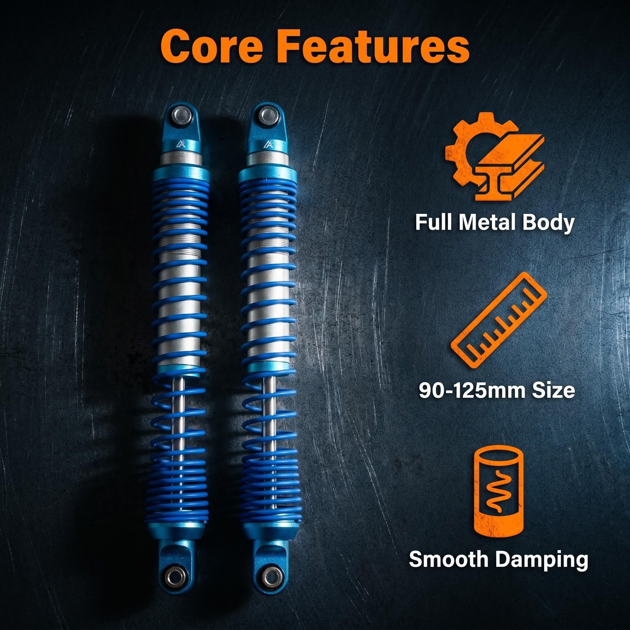 1/10 Metal Hydraulic Shock Absorber 90mm~125mm