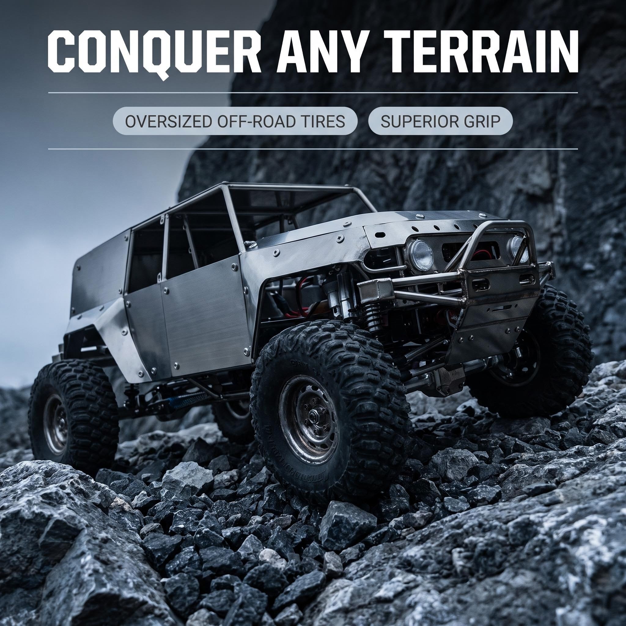 Handcrafted all-metal roll cage for FJ Cruiser, fully customized for the entire vehicle.
