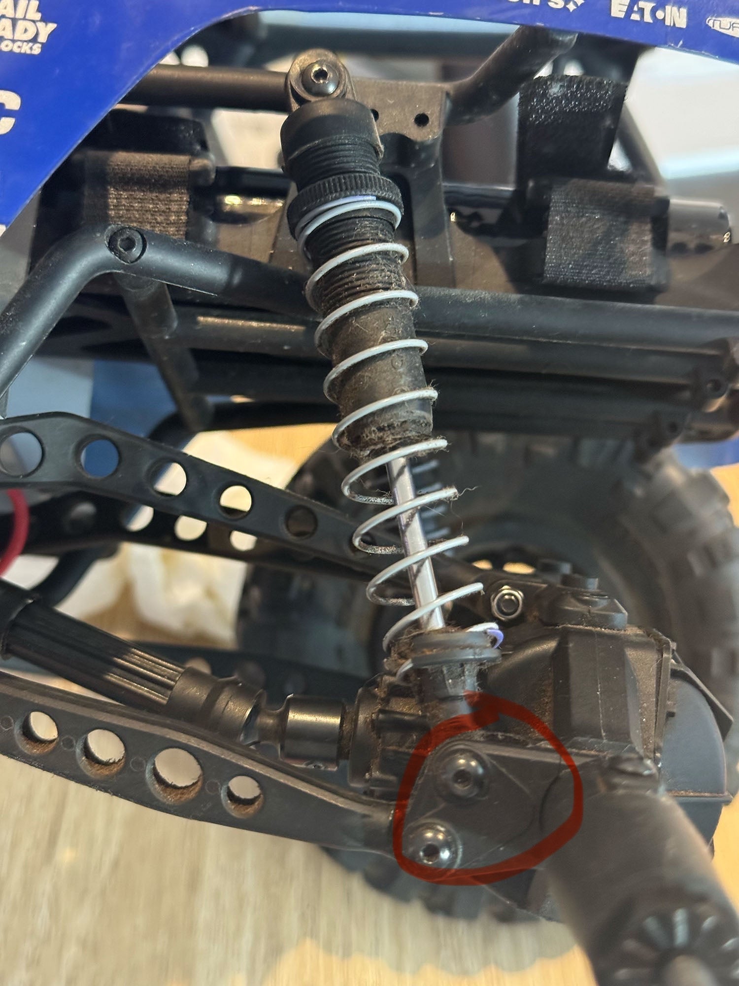 Axial Wraith Ghost Metal Dual Shock Brake Mounts (Pair)