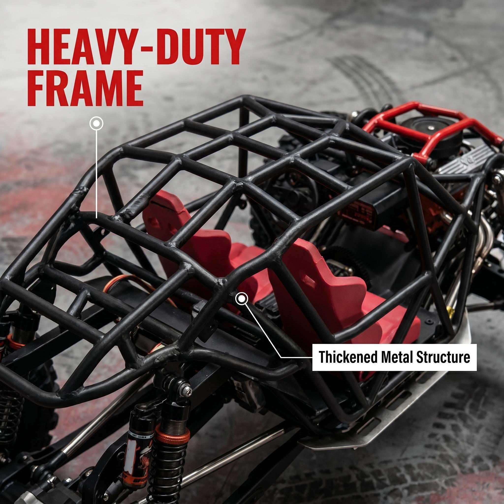 ROCK BUGGY Truck custom titanium alloy metal cage