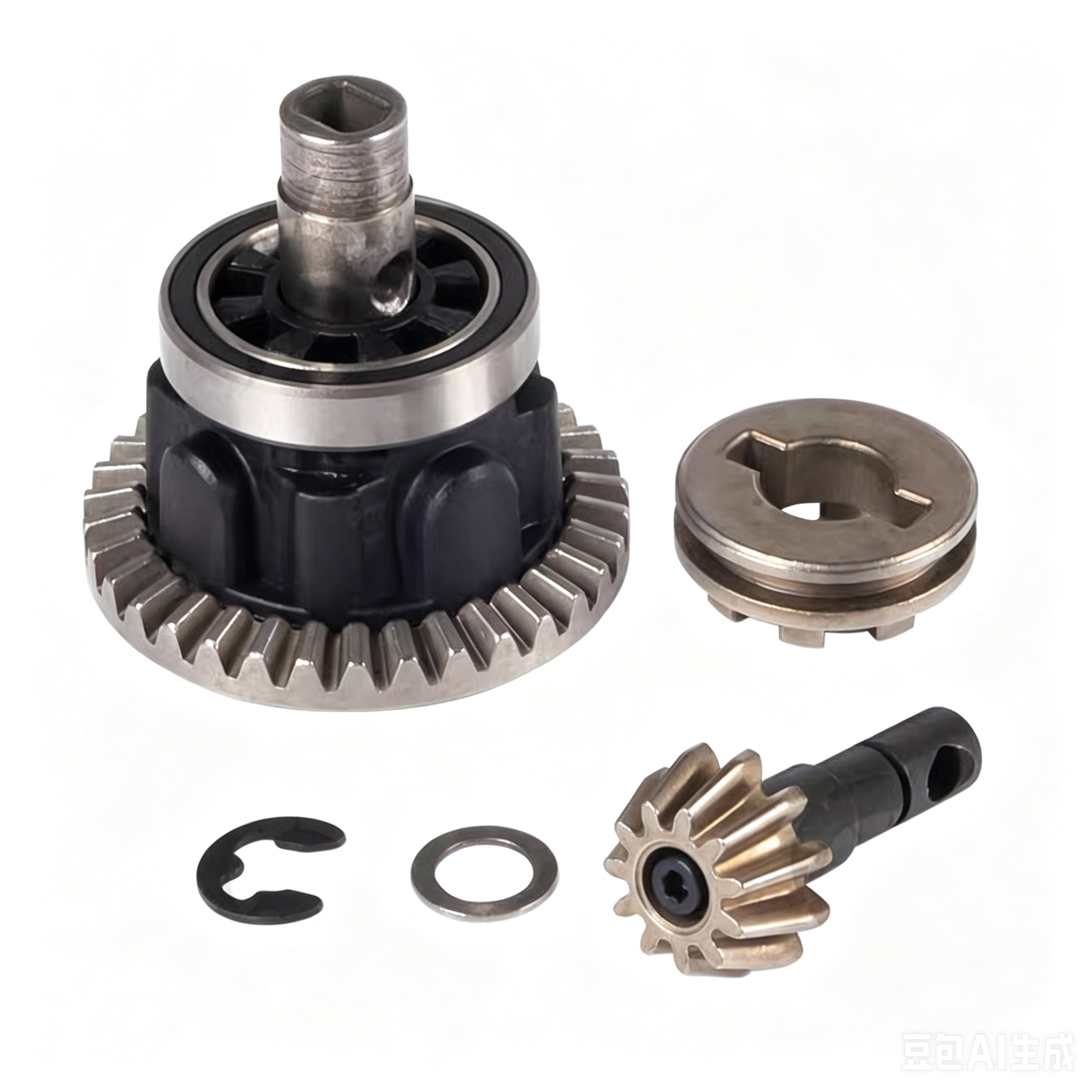 TRX-4 1/10 climbing car metal axle front and rear axle housing assembly