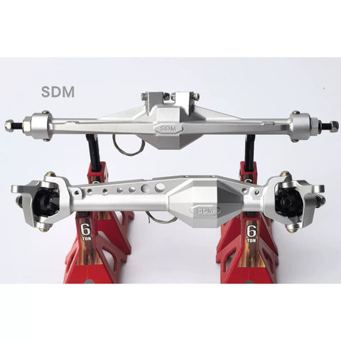 Simulated hydraulic steering kit including axle