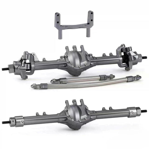 SCX10 II 90046 one-piece metal axle pumpkin bridge 1/10 climbing car aluminum alloy CNC axle assembly