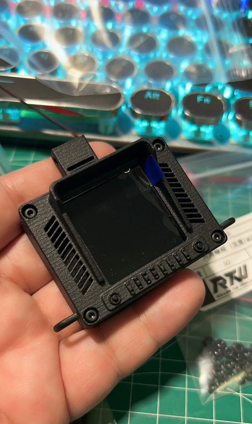 RC simulation radar display part