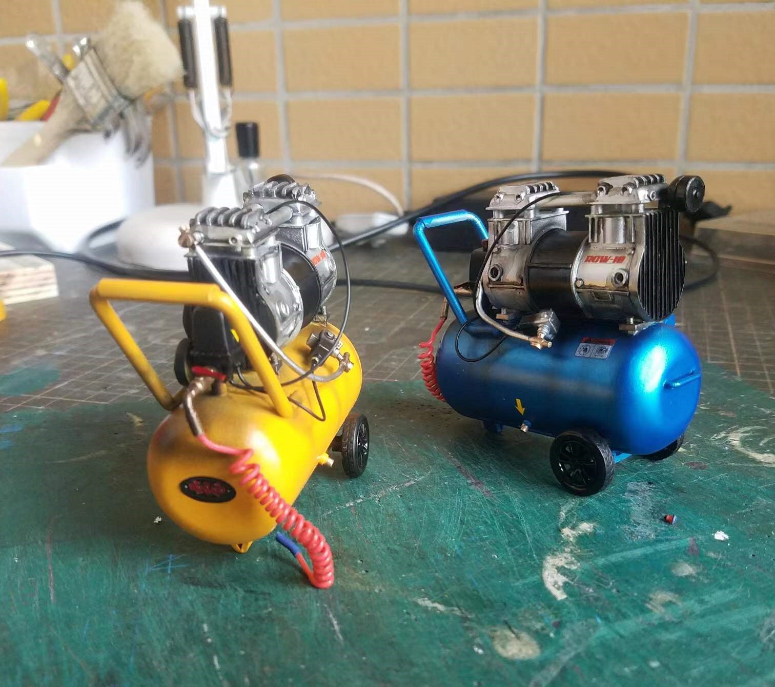 RC handmade air compressor