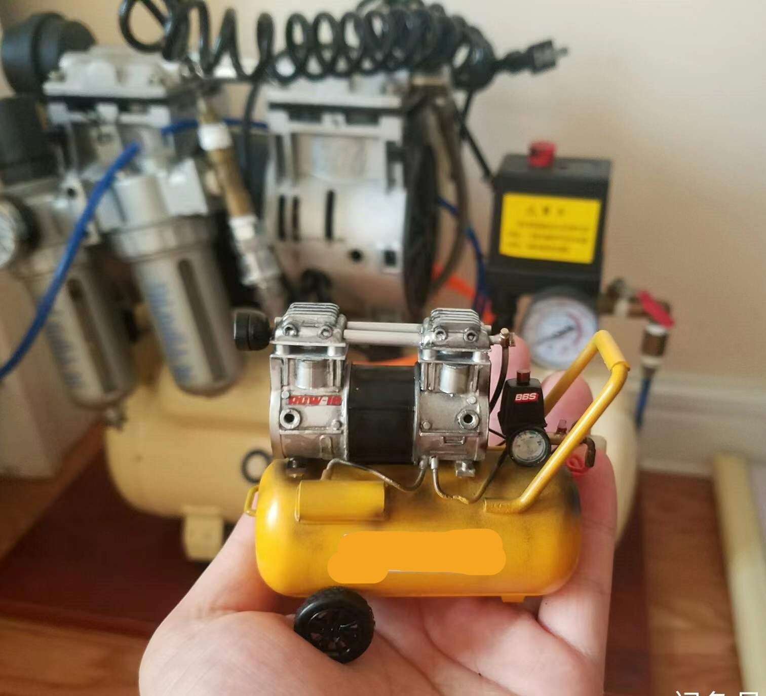 RC handmade air compressor