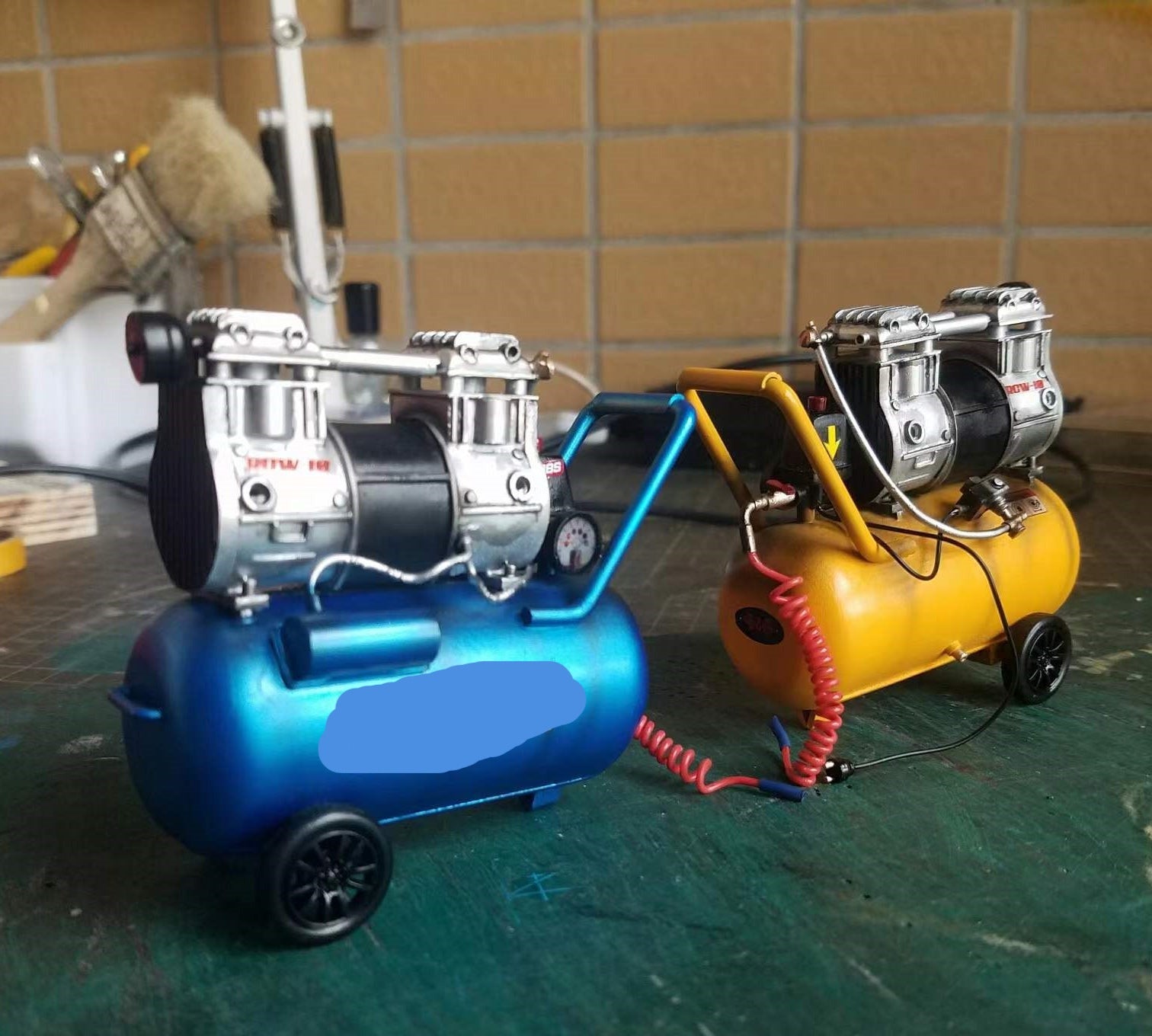 RC handmade air compressor