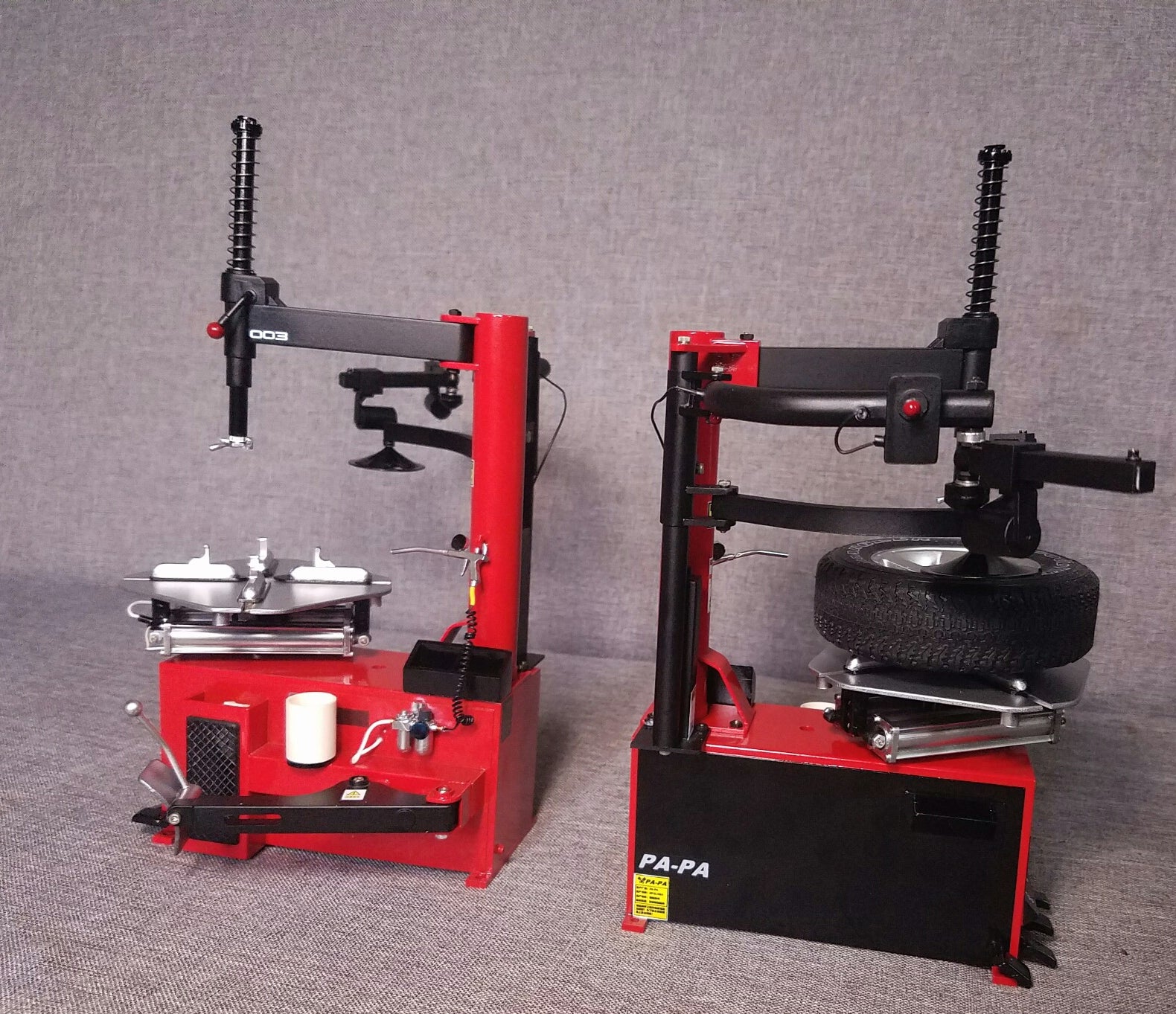 RC handmade tire repair machine