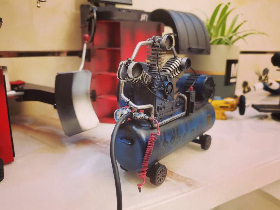 RC handmade air compressor