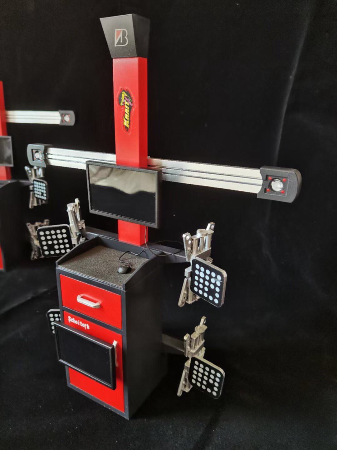 RC handmade four wheel alignment