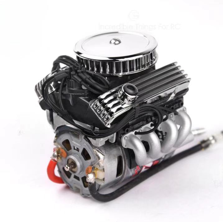 V8 simulation engine fan radiator F82 motor fan hood GAX0142A