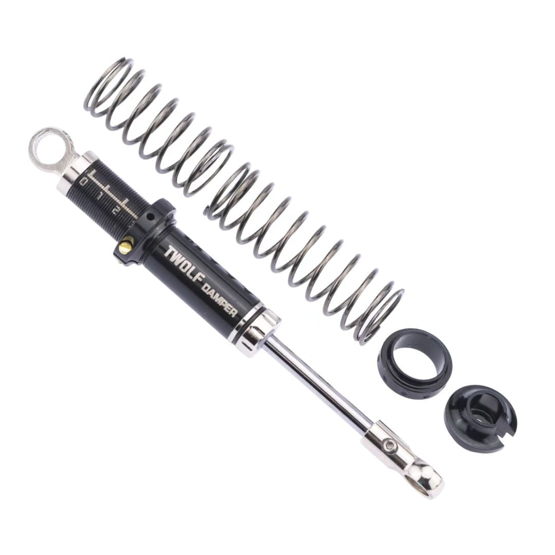 Simulation climbing car all-metal double-section 95MM shock absorber