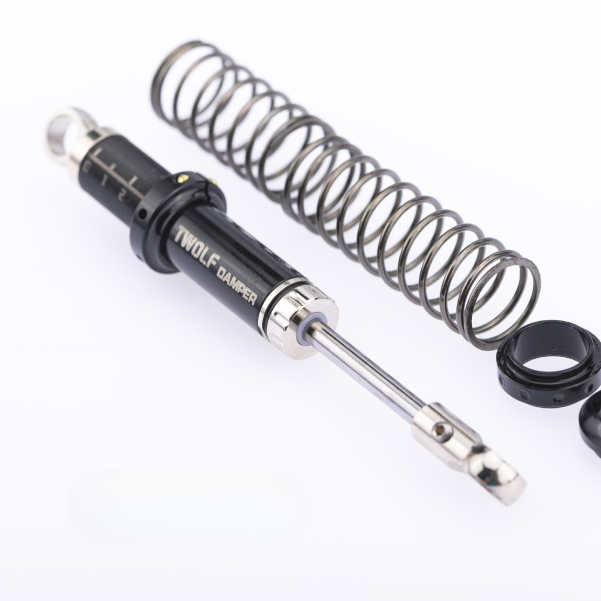 Simulation climbing car all-metal double-section 95MM shock absorber