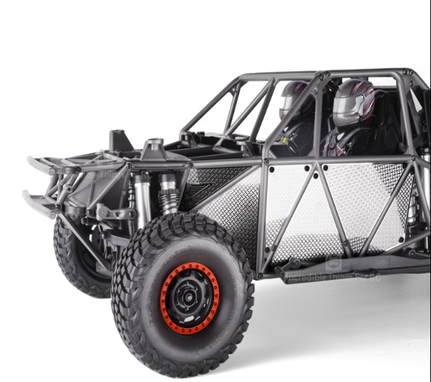 1/7 rear straight bridge UDR short card accessories frame both sides of the protective plate frame metal protective plate