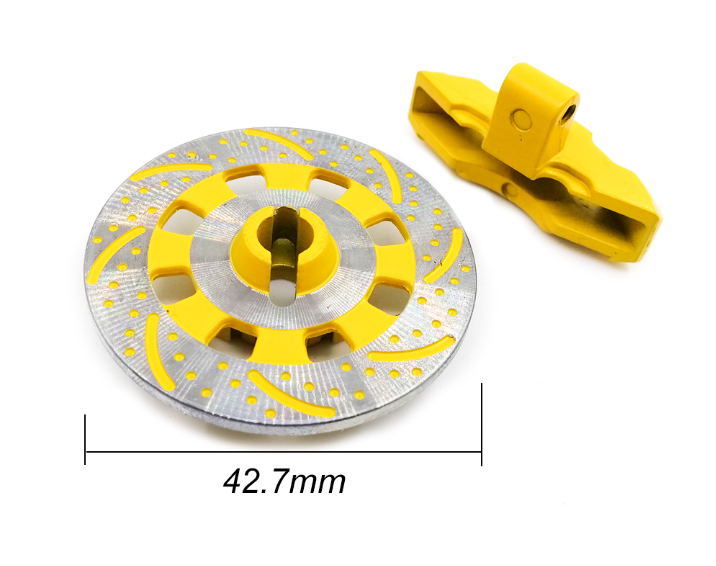 1/7 straight bridge short card simulation metal brake disc UDR accessories upgrade the original car parts