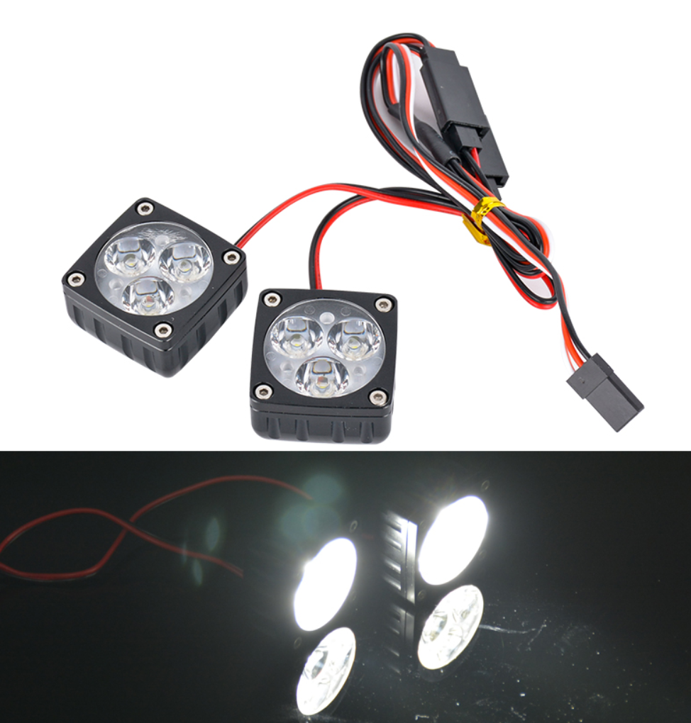1/8, 1/10 model climbing car off-road vehicle General lighting modification upgrade accessories Highlight spotlights