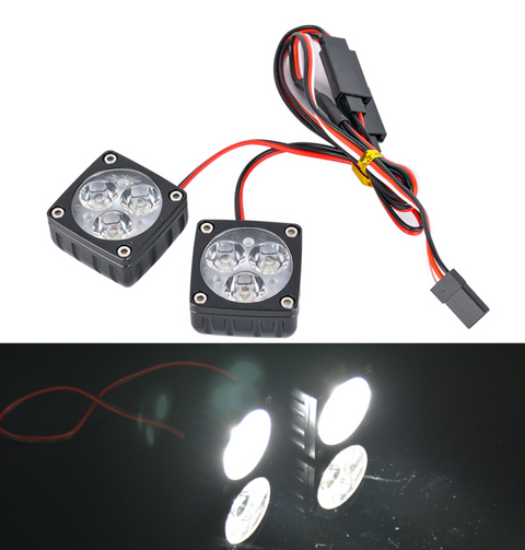 1/8, 1/10 model climbing car off-road vehicle General lighting modification upgrade accessories Highlight spotlights