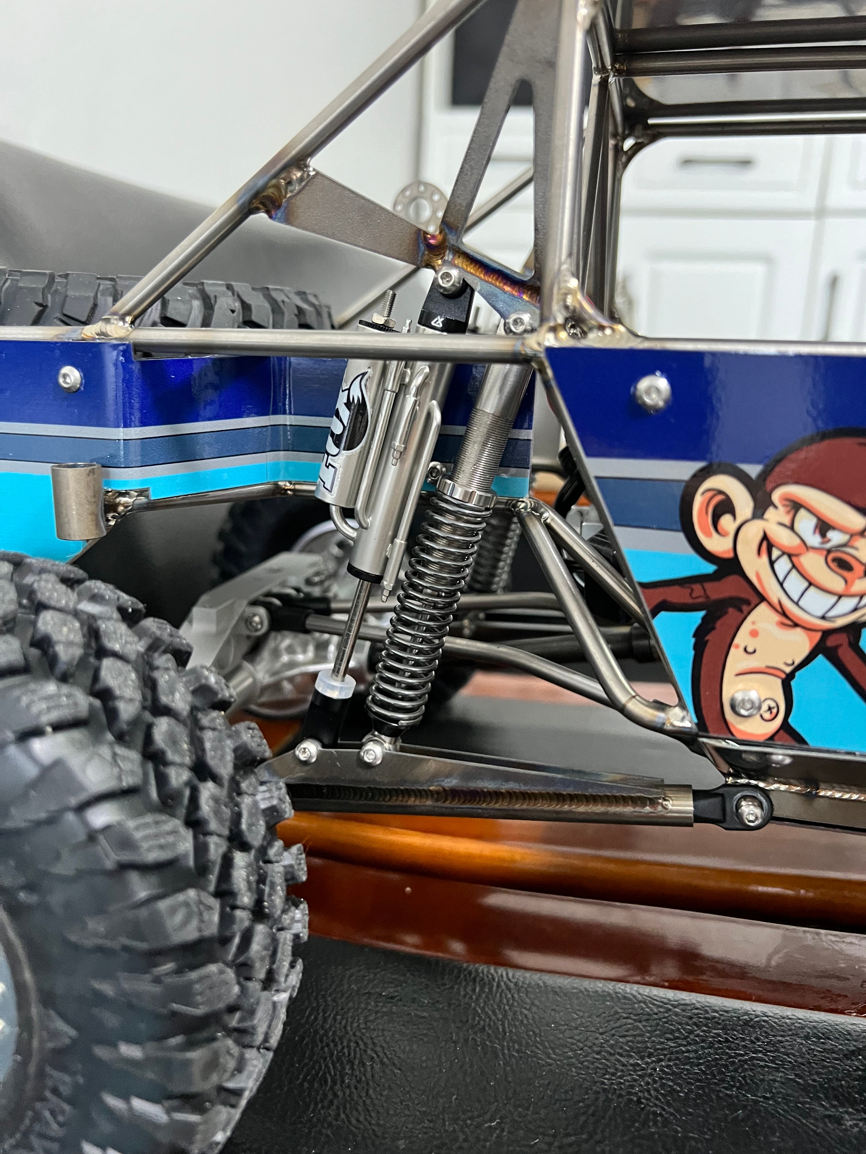 Remote Control Climbing Car Stainless Steel Memory Shock Absorber