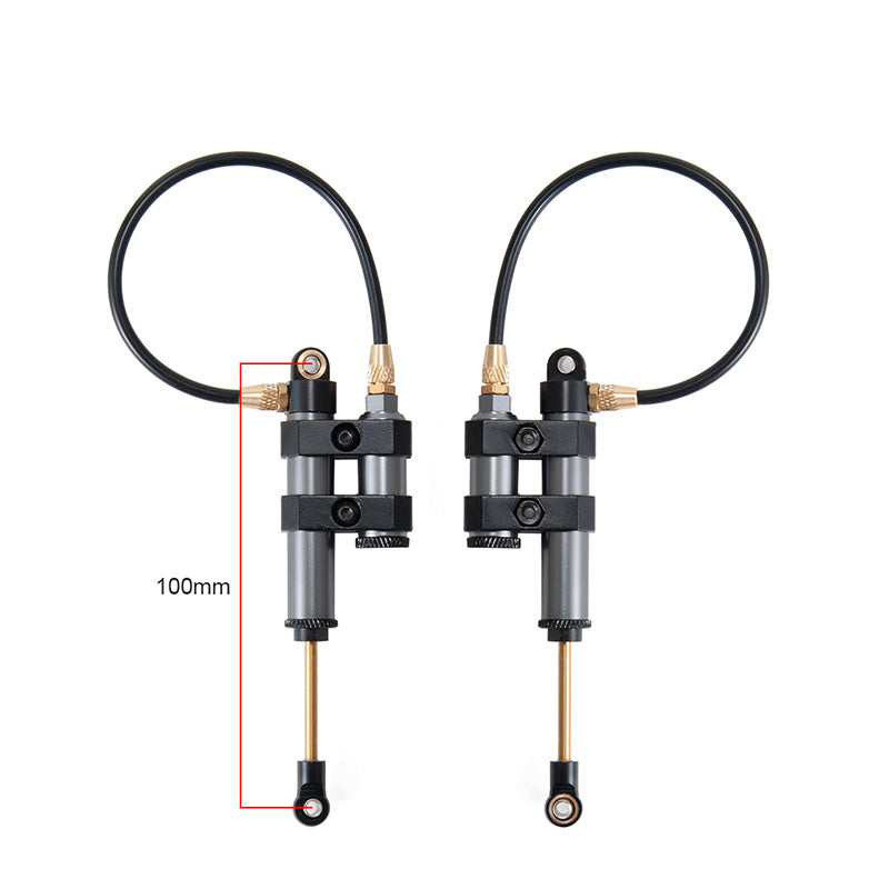 Negative pressure hydraulic shock absorber