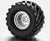 2.2 Simulation big truck tire group metal CNC wheel Tianfulong model car tire tire accessories