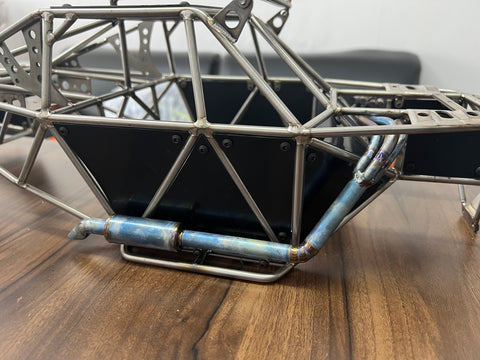 Titanium alloy metal pipe rack baja cage